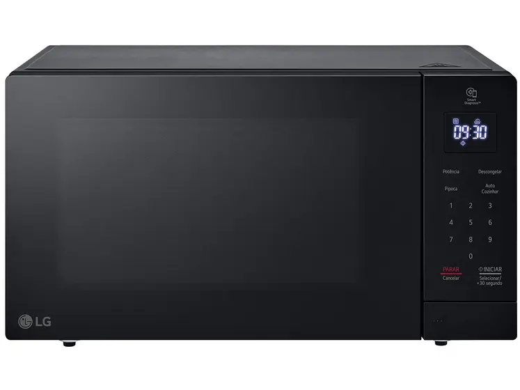 Micro-ondas LG 30L Preto Solo NeoChef MS3033DSA
