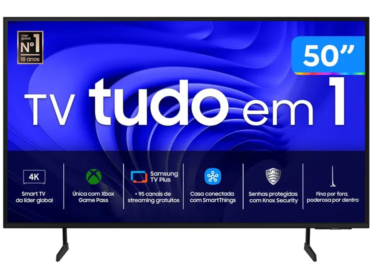 Samsung Smart TV 65″ QLED 4K 65Q65D – Tecnologia de Pontos Quânticos, Design AirSlim
